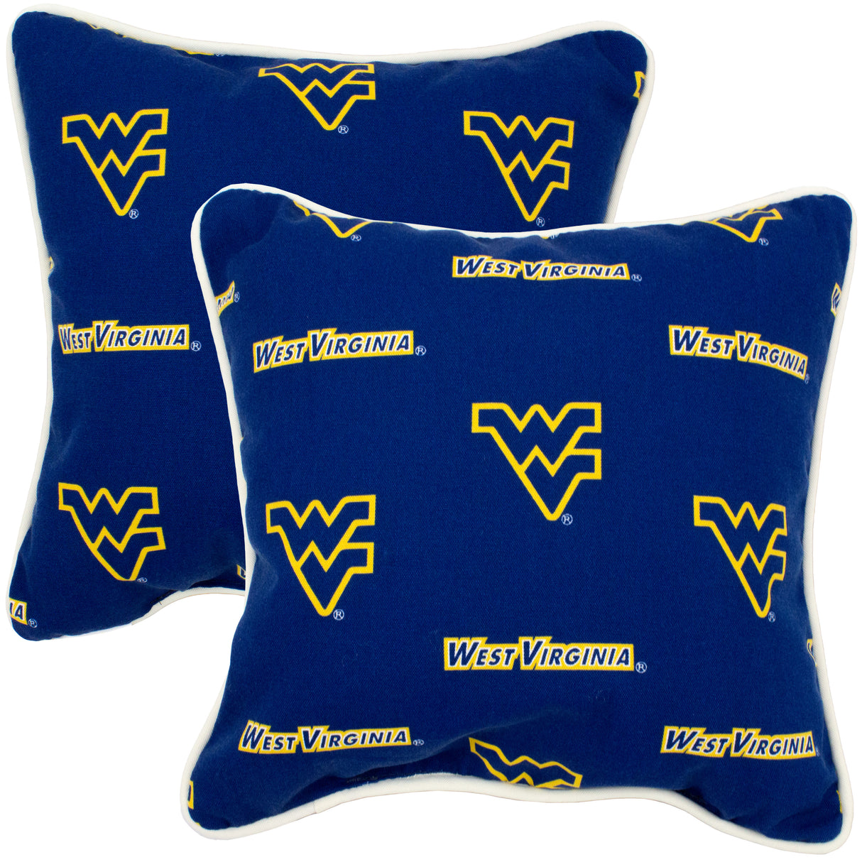 West Virginia Mountaineers Outdoor Decorative Pillow