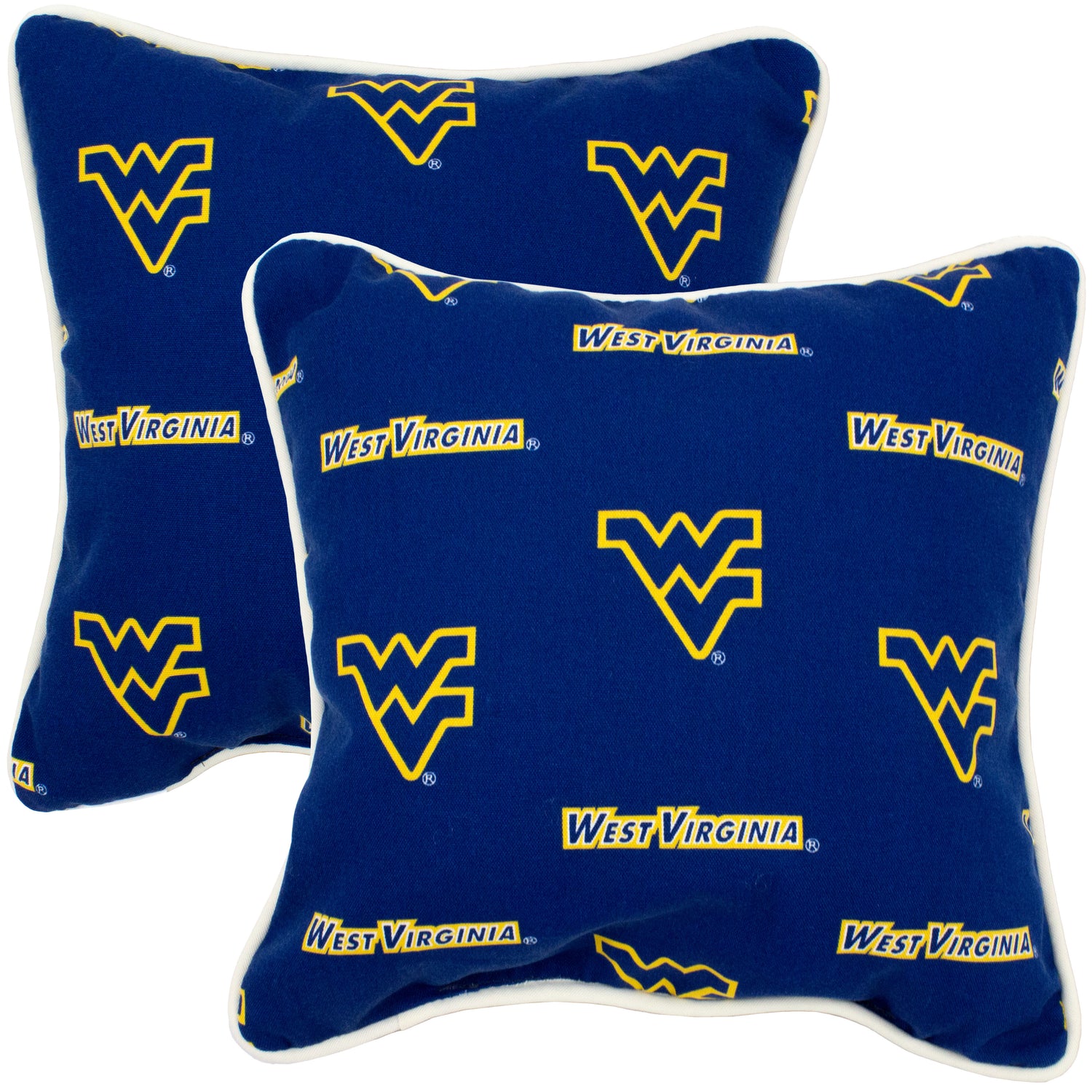 West Virginia Mountaineers Outdoor Decorative Pillow