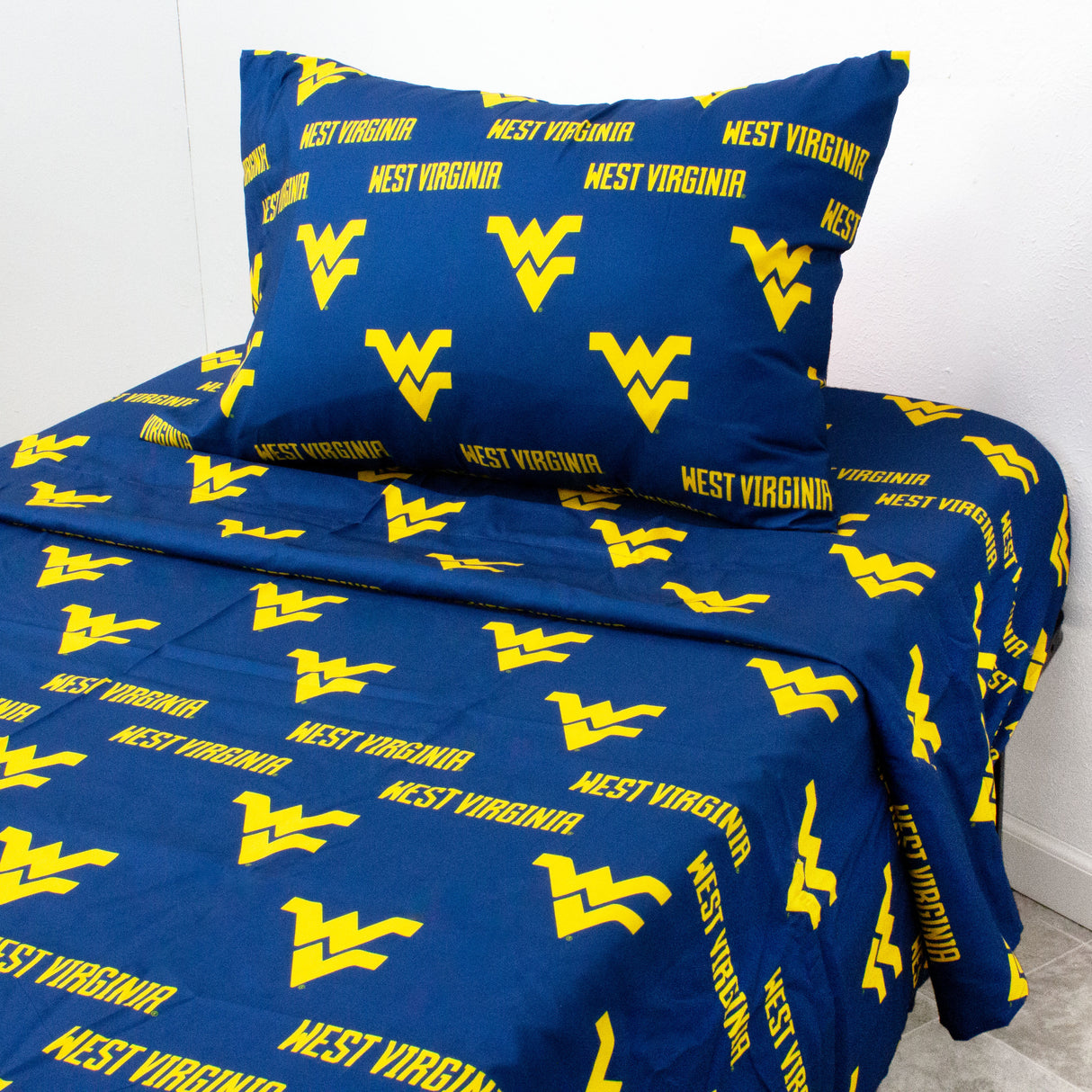 West Virginia Mountaineers Sheet Set