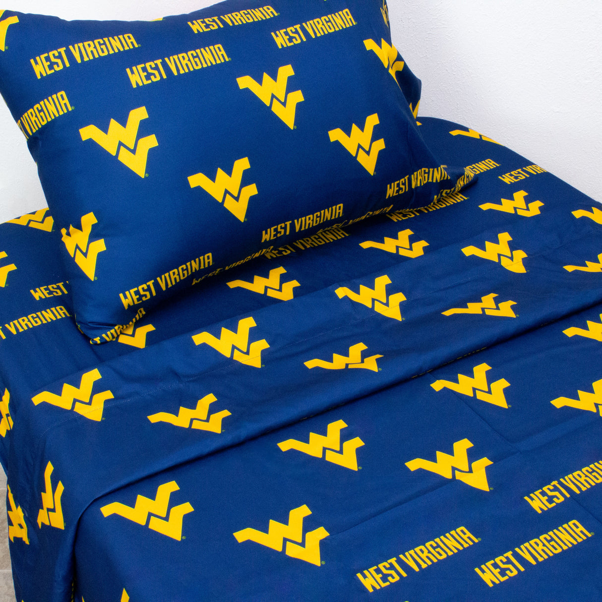 West Virginia Mountaineers Sheet Set