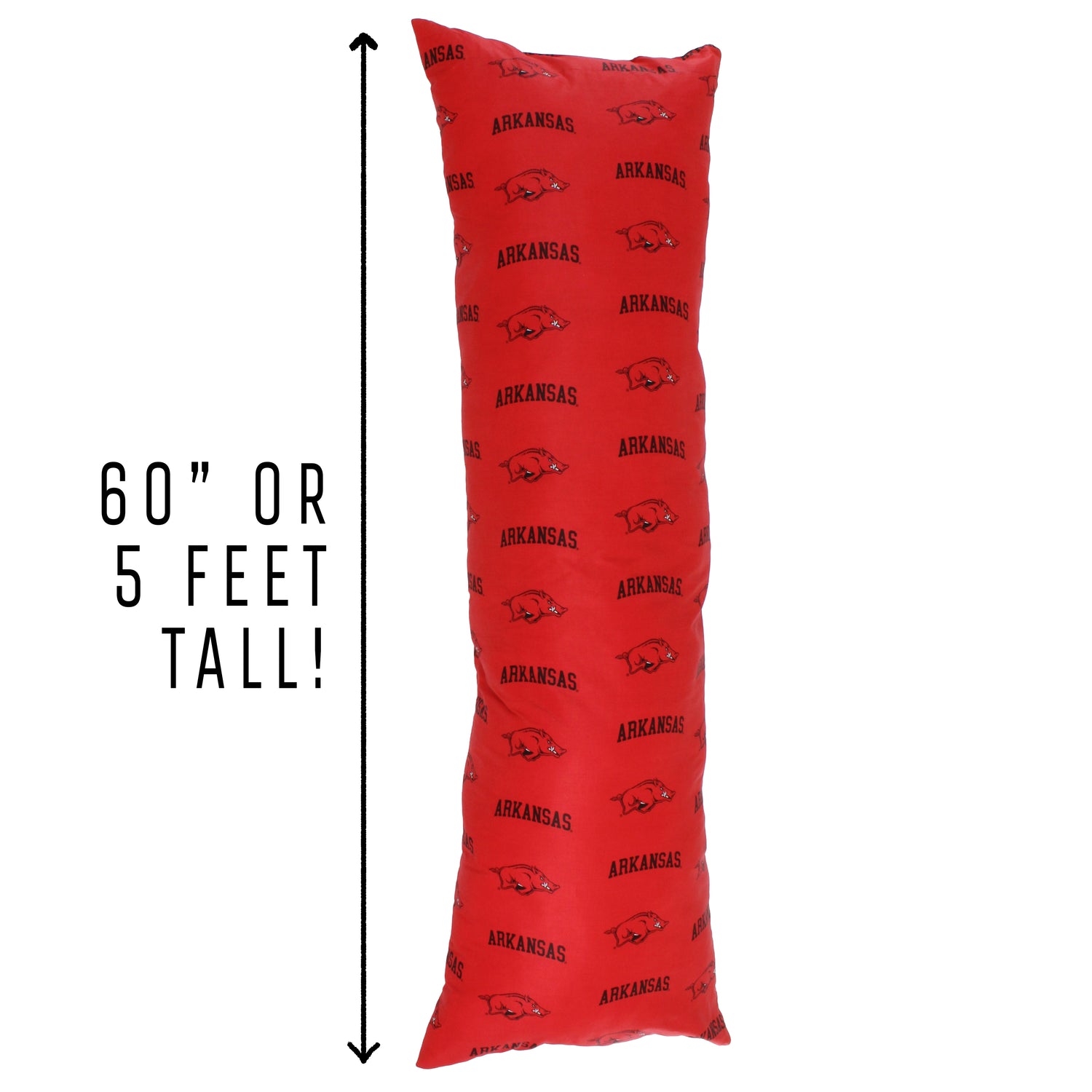 Arkansas Razorbacks Body Pillow
