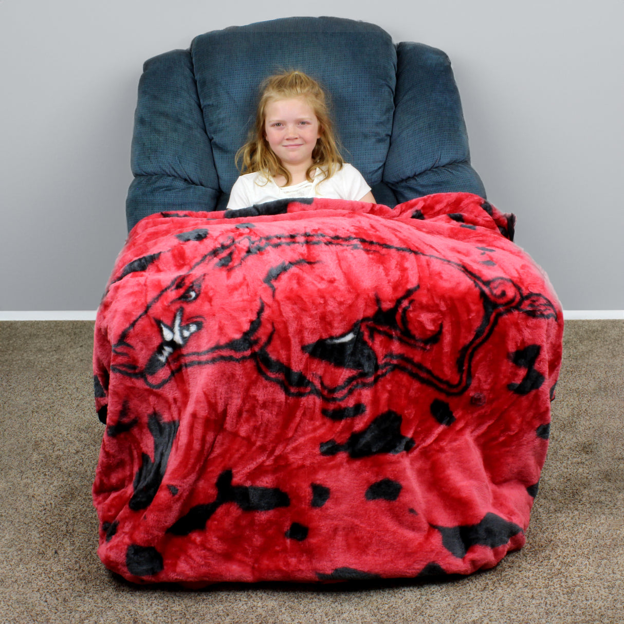 Arkansas Razorbacks Huge Soft Plush Throw Blanket, 86" x 63"
