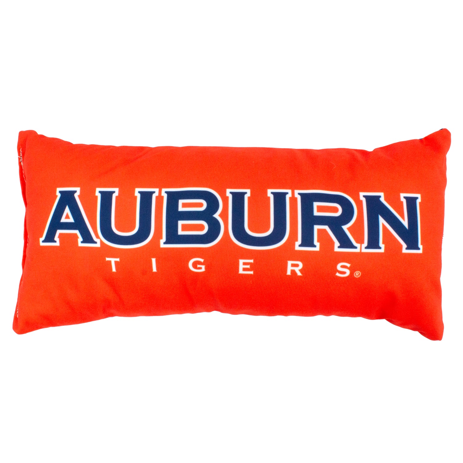 Auburn Tigers 2 Sided Bolster Travel Pillow, 16" x 6", Made in the USA