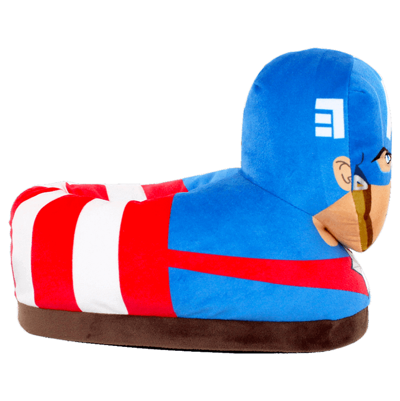 captain america slippers side view