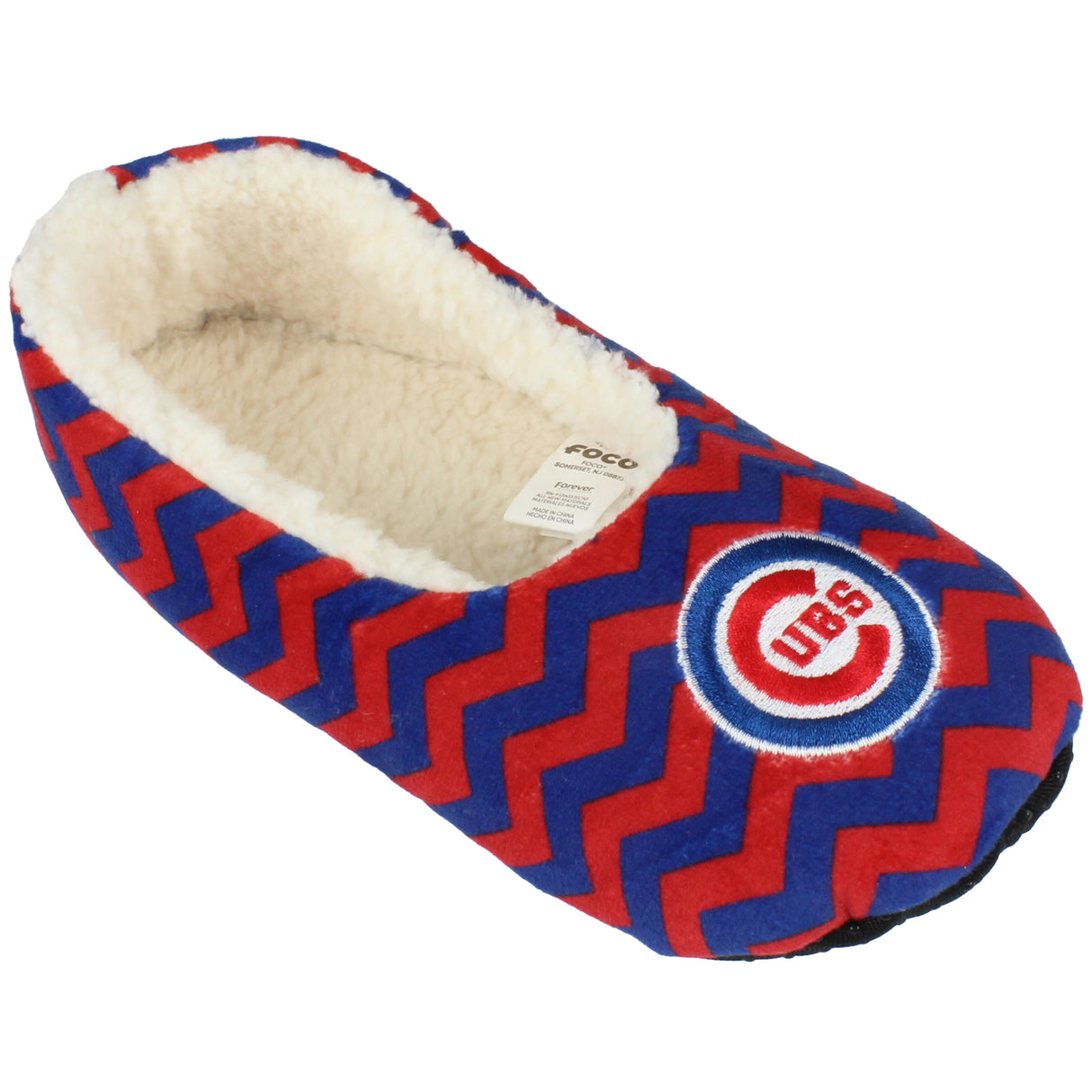 Chicago Cubs ComfyFeet Chevron Slip On Slipper