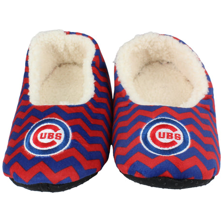 Chicago Cubs ComfyFeet Chevron Slip On Slipper