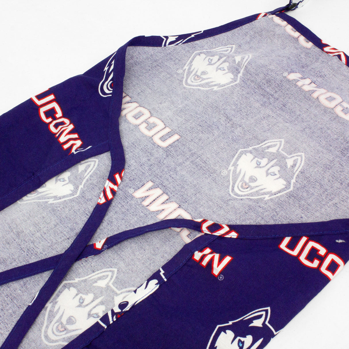 Connecticut Huskies Grilling Tailgating Apron with 9" Pocket, Adjustable