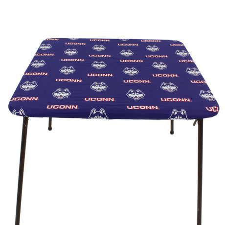 Connecticut Huskies Fitted Table Cover / Tablecloth:  3 Sizes Available