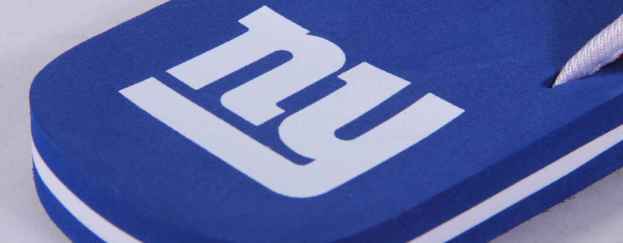 New York Giants FOCO Contour Flip Flops Sandals