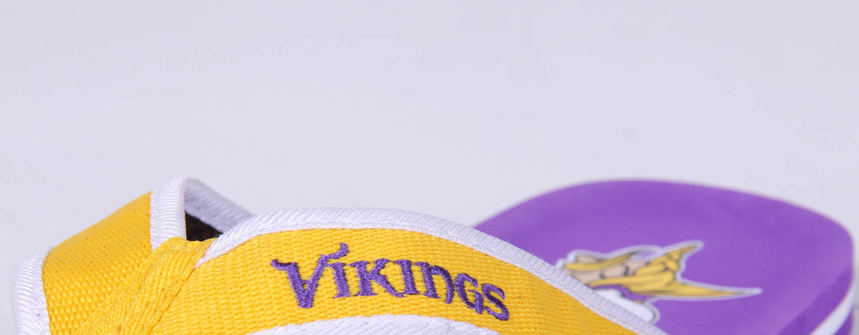 Minnesota Vikings FOCO Contour Flip Flops Sandals