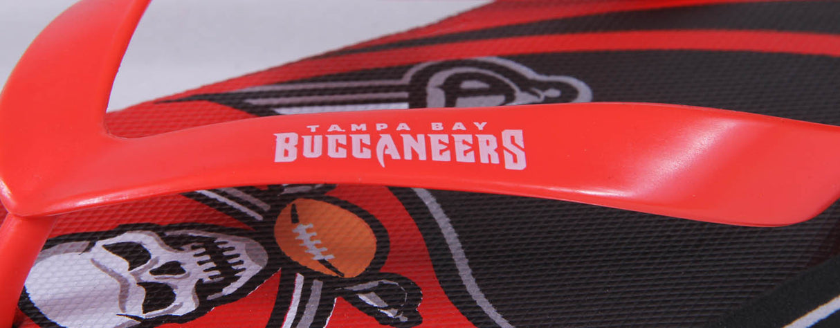 Tampa Bay Buccaneers FOCO Big Logo Flip Flops