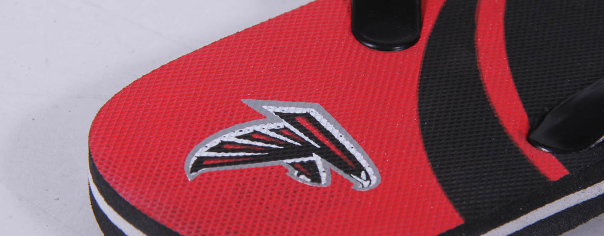Atlanta Falcons FOCO Big Logo Flip Flops