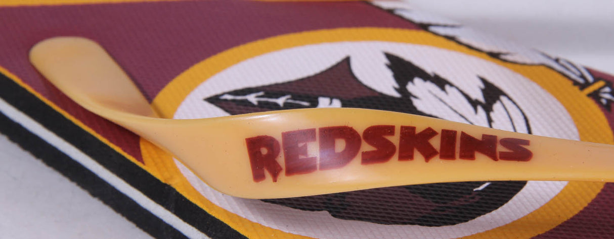 Washington Redskins FOCO Big Logo Flip Flops