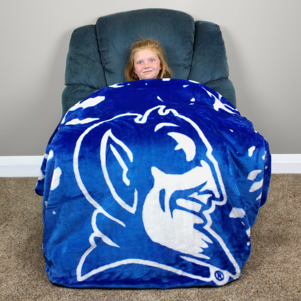 Duke Blue Devils Huge Soft Plush Throw Blanket, 86" x 63"