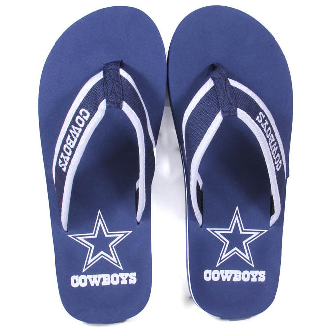 Dallas Cowboys FOCO Contour Flip Flops Sandals
