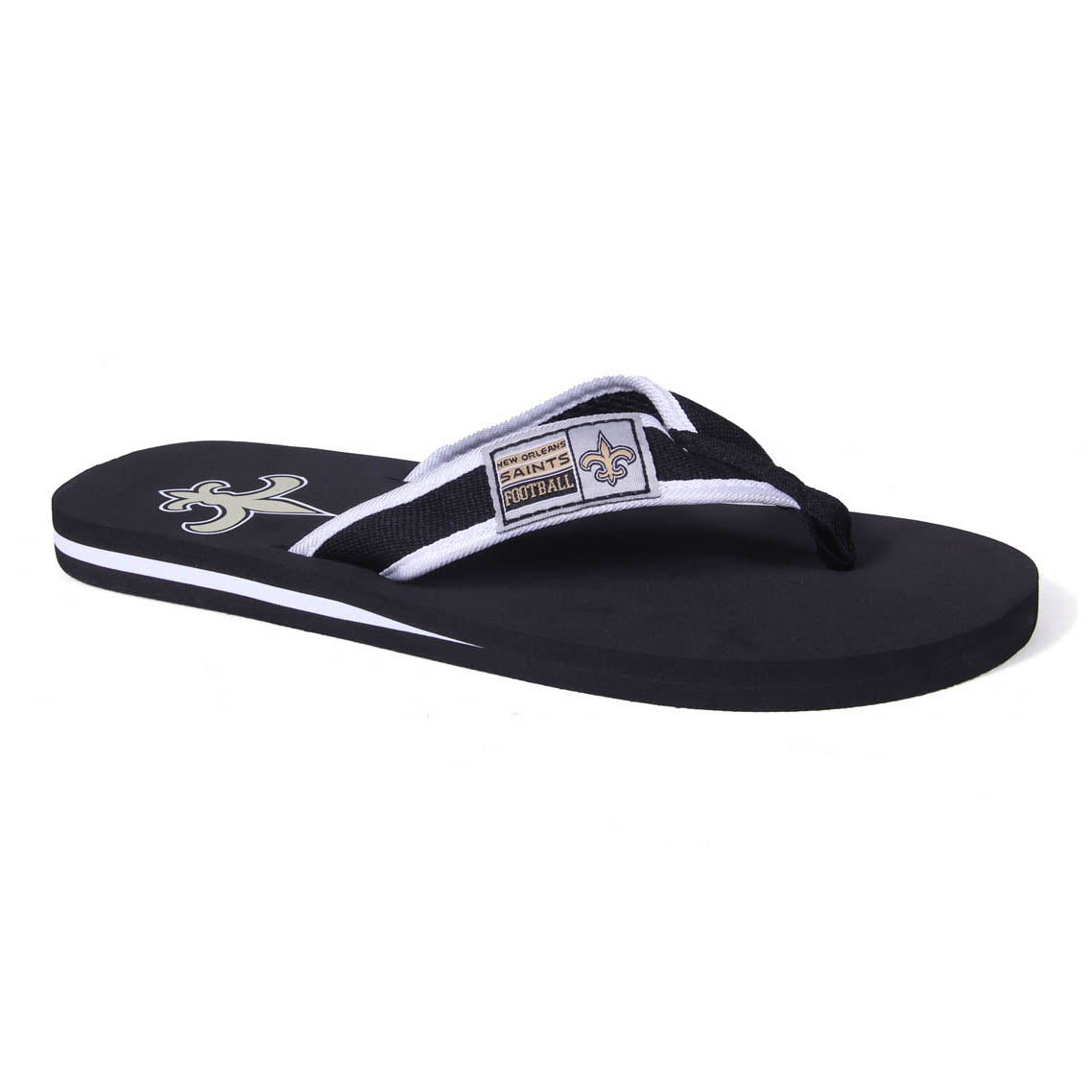 New Orleans Saints FOCO Contour Flip Flops Sandals
