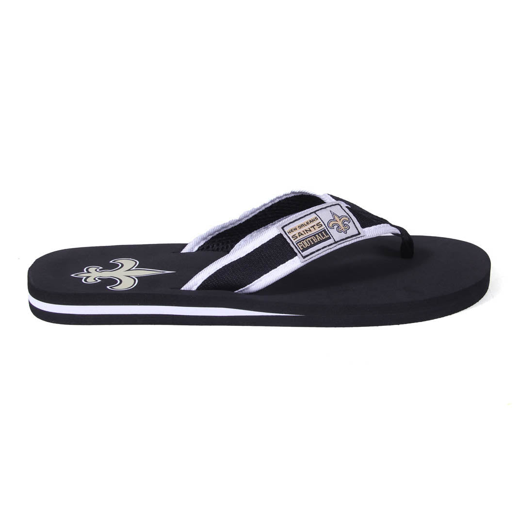 New Orleans Saints FOCO Contour Flip Flops Sandals