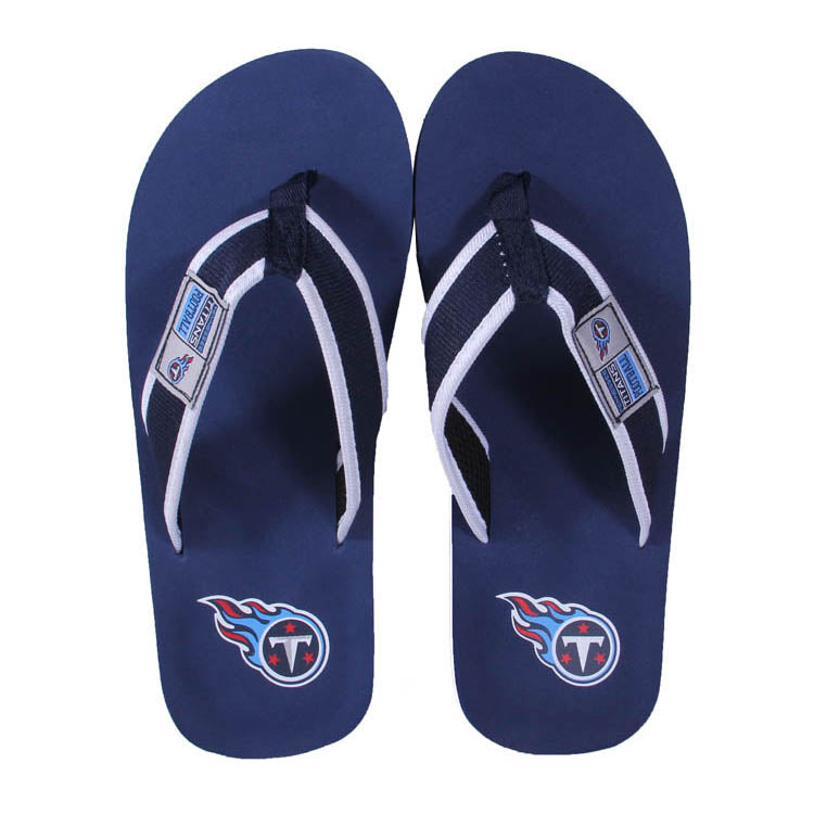 Tennessee Titans FOCO Contour Flip Flops Sandals