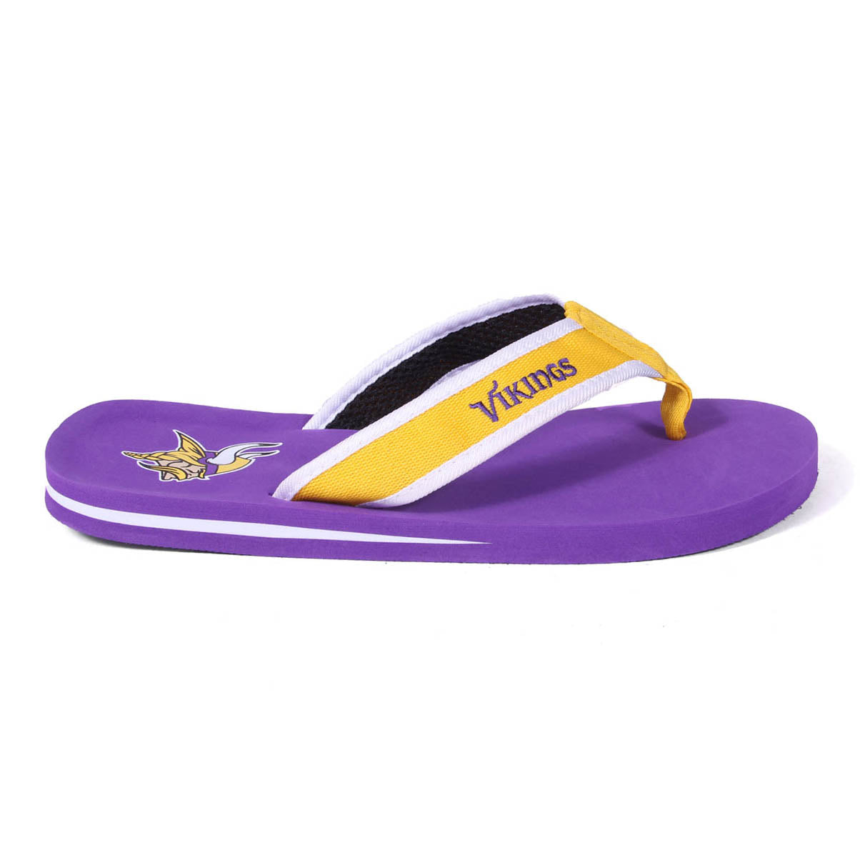 Minnesota Vikings FOCO Contour Flip Flops Sandals