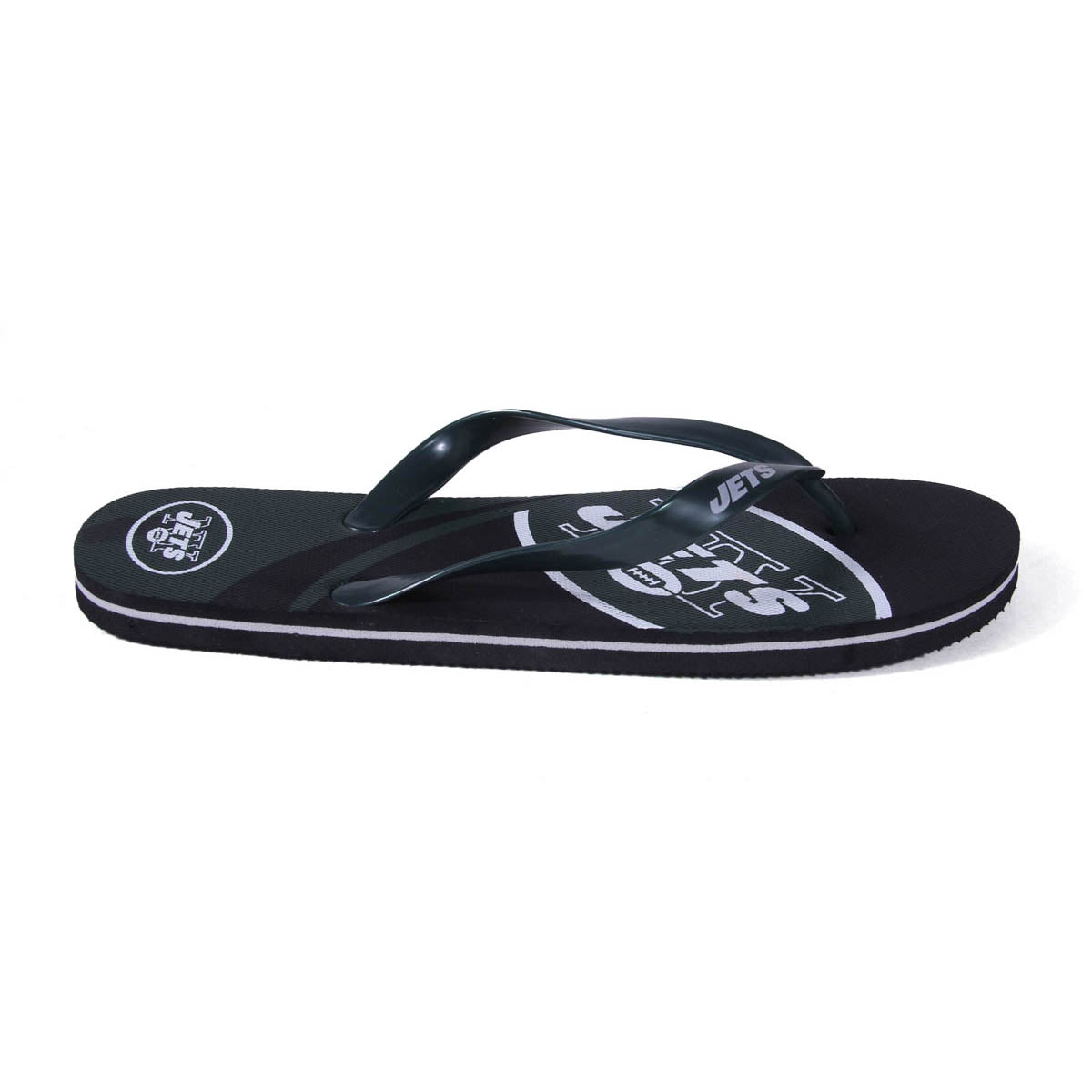 New York Jets FOCO Big Logo Flip Flops