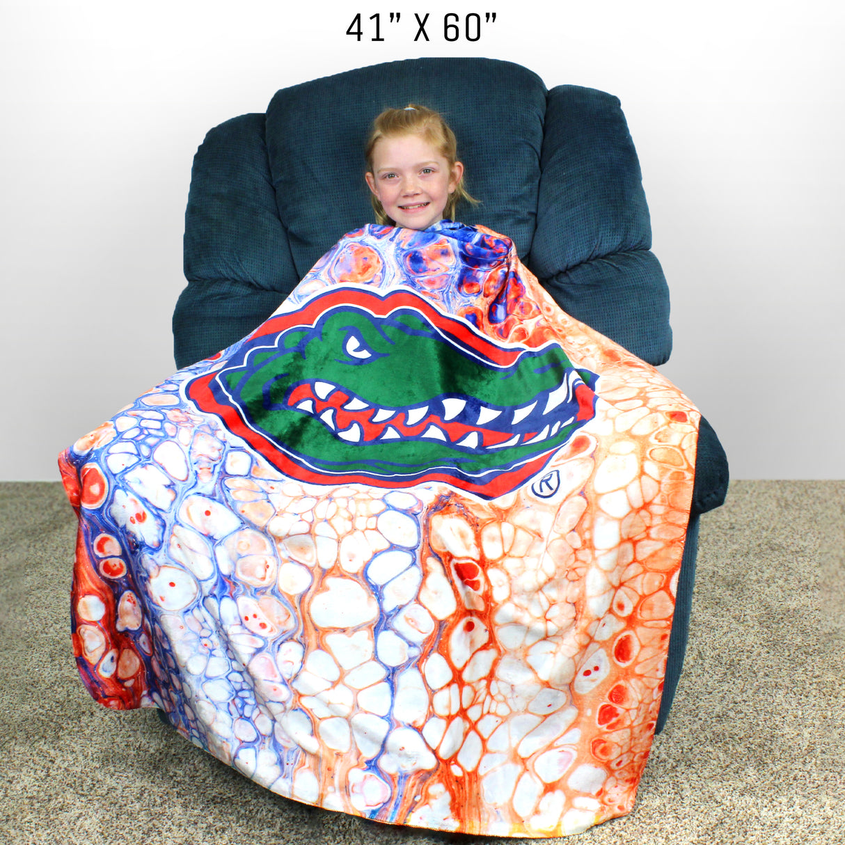 Florida Gators Sublimated Soft Throw Blanket