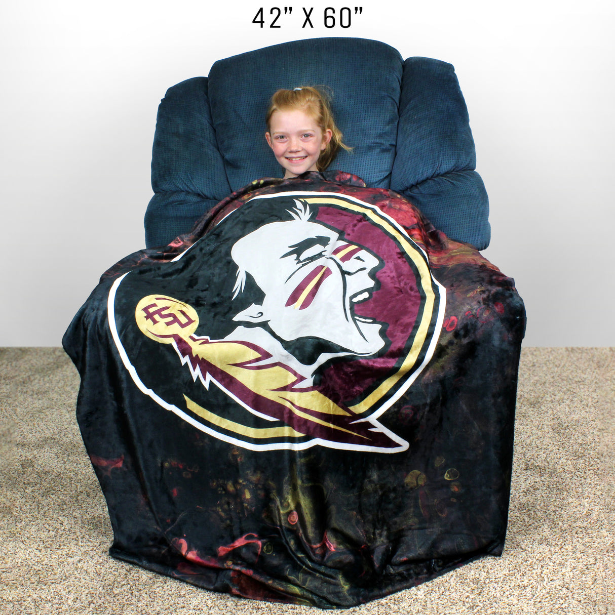 Florida State Seminoles Sublimated Soft Throw Blanket