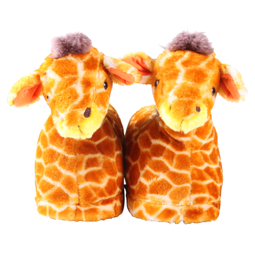 Giraffe Comfy Animal Slippers