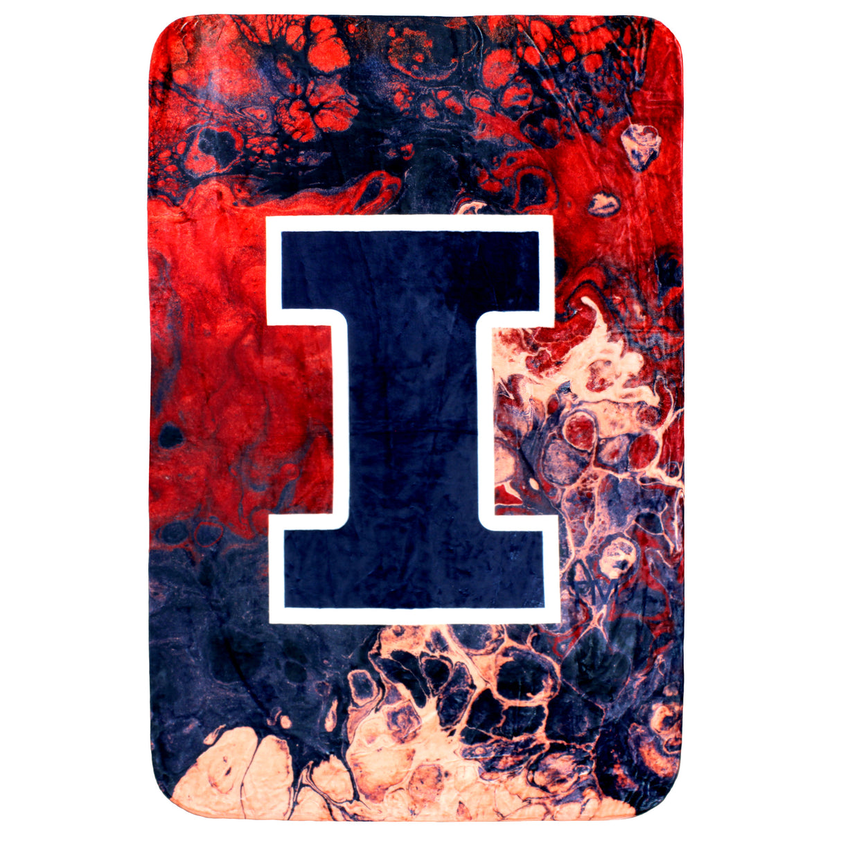 Illinois Fighting Illini Sublimated Soft Throw Blanket