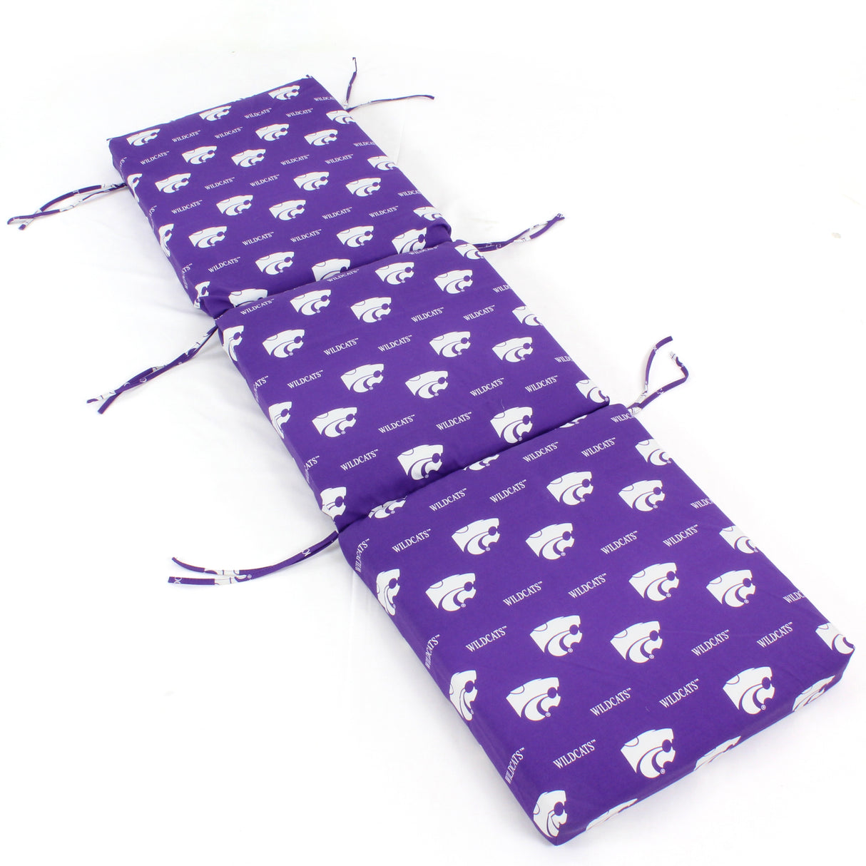 Kansas State Wildcats Three Piece Chaise Lounge Cushion