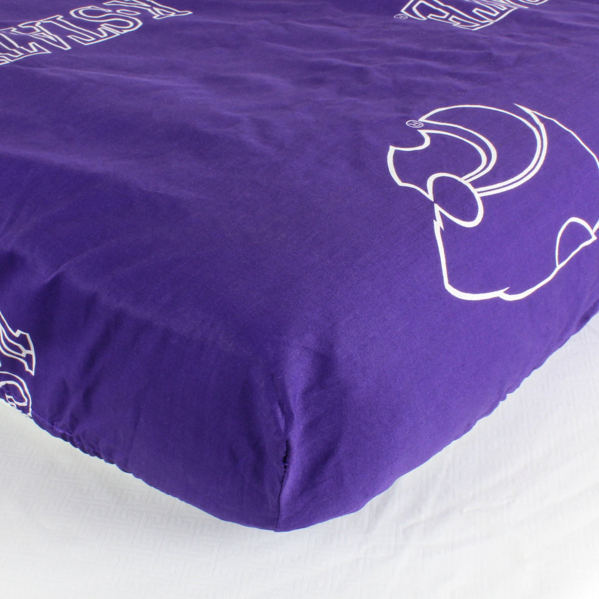 Kansas State Wildcats Baby Crib Fitted Sheet