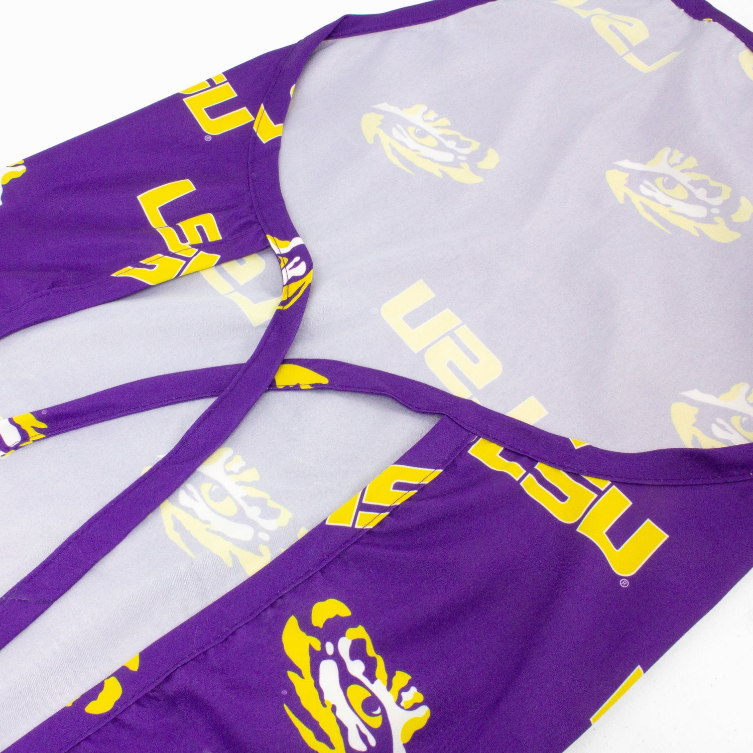 LSU Tigers Grilling Tailgating Apron with 9" Pocket, Adjustable