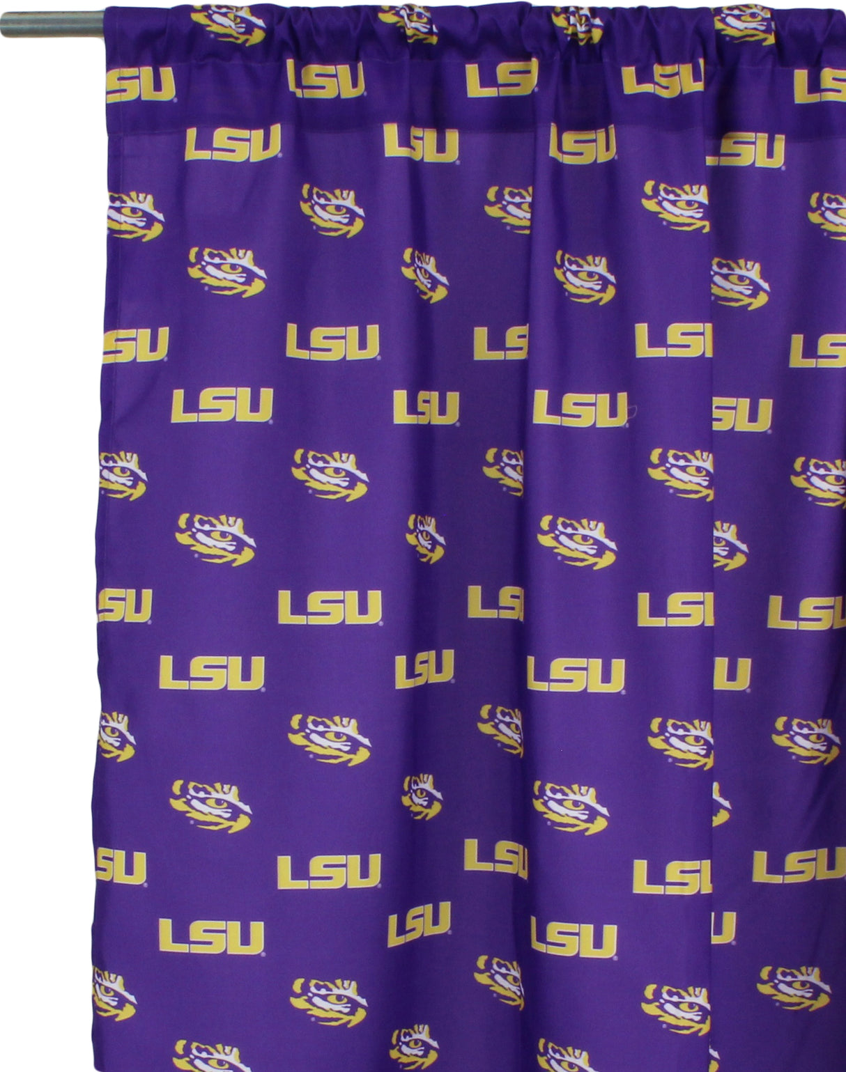 LSU Tigers Curtain Panels 63" or 84"