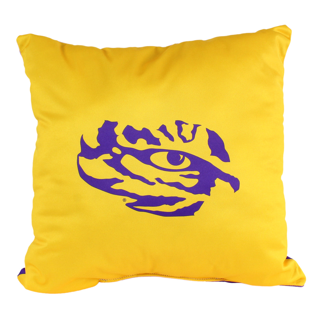 LSU Tigers 2 Sided Decorative Pillow, 16" x 16", Made in the USA