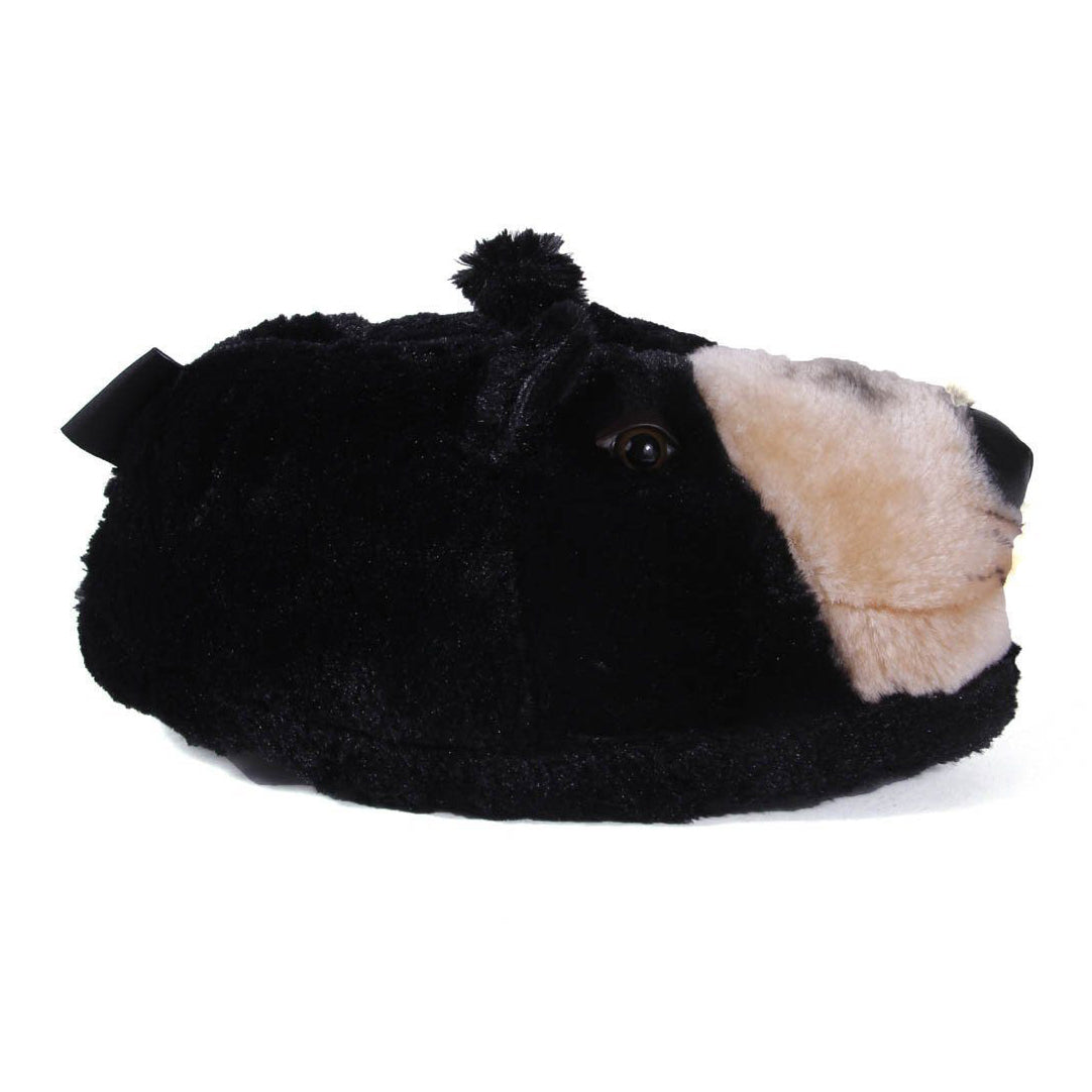 Black Bear Comfy Animal Slippers