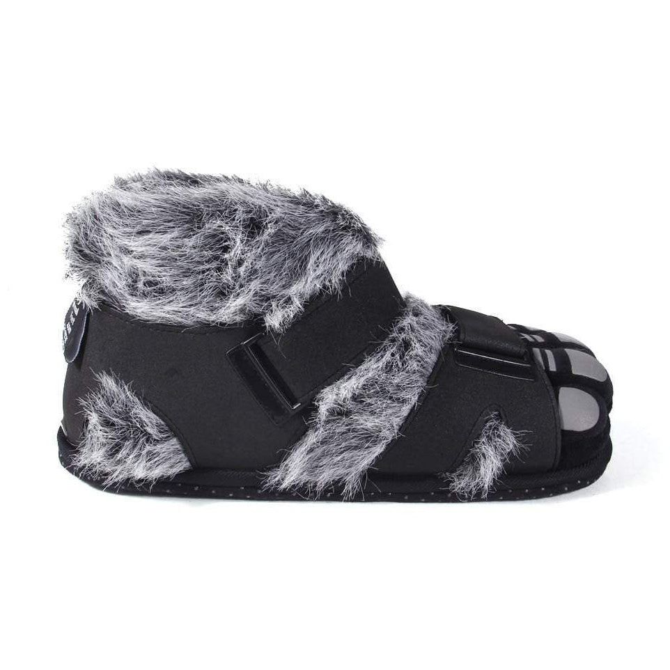 Gray and Black Hairy Feet