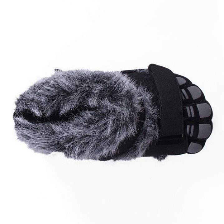 Gray and Black Hairy Feet