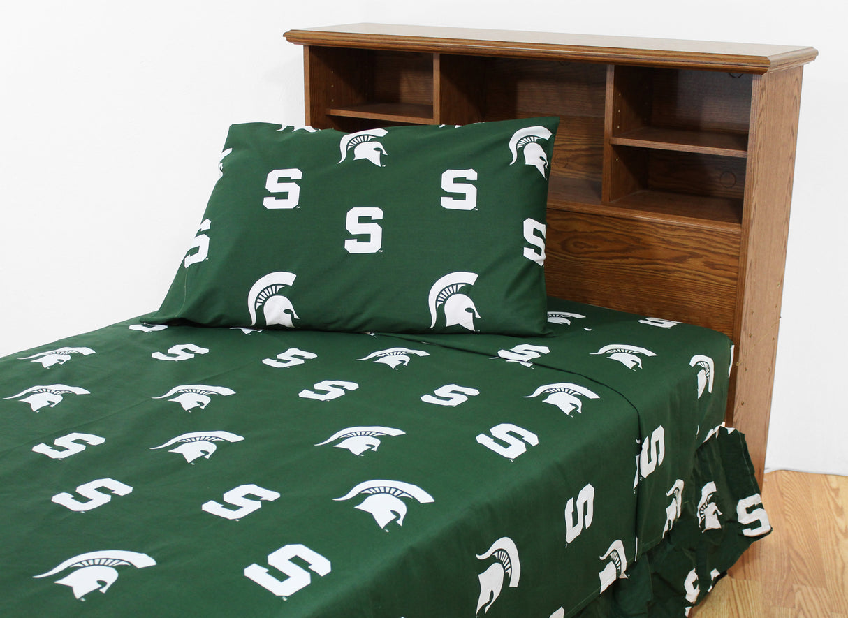 Michigan State Spartans Sheet Set