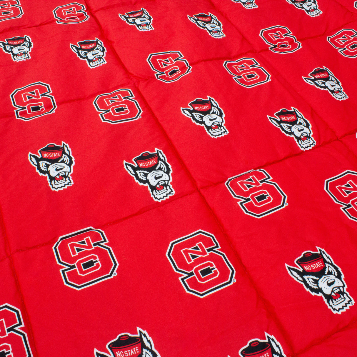 North Carolina State Wolfpack Reversible Big Logo Soft and Colorful Comforter