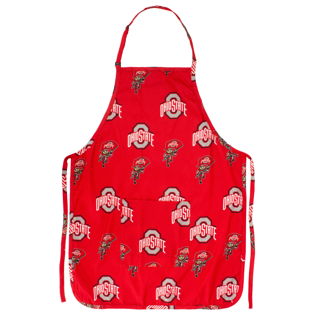 Ohio State Buckeyes Grilling Tailgating Apron with 9" Pocket, Adjustable