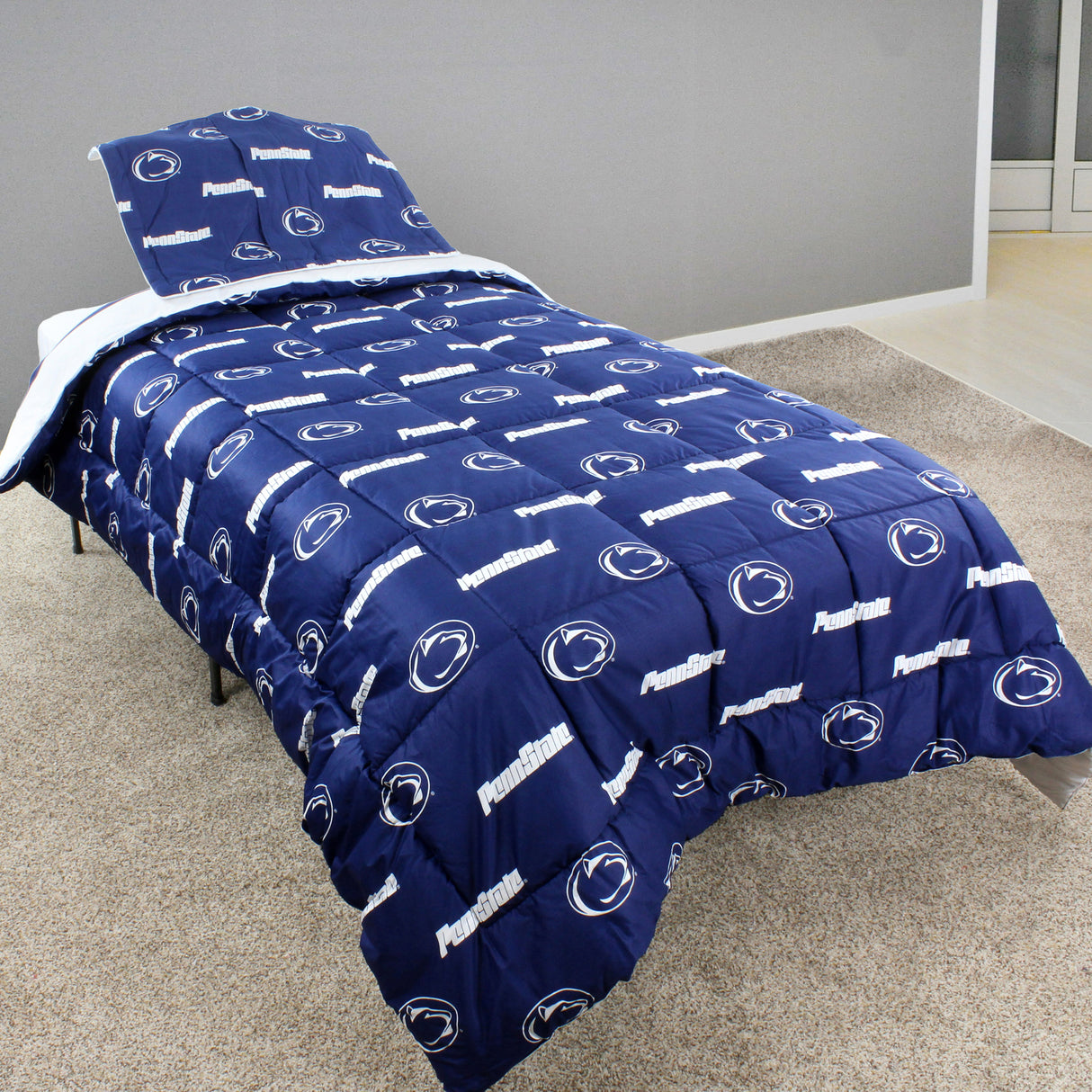 Penn State Nittany Lions Reversible Cotton Comforter Set