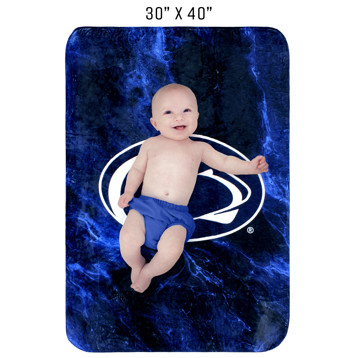 Penn State Nittany Lions Sublimated Soft Throw Blanket