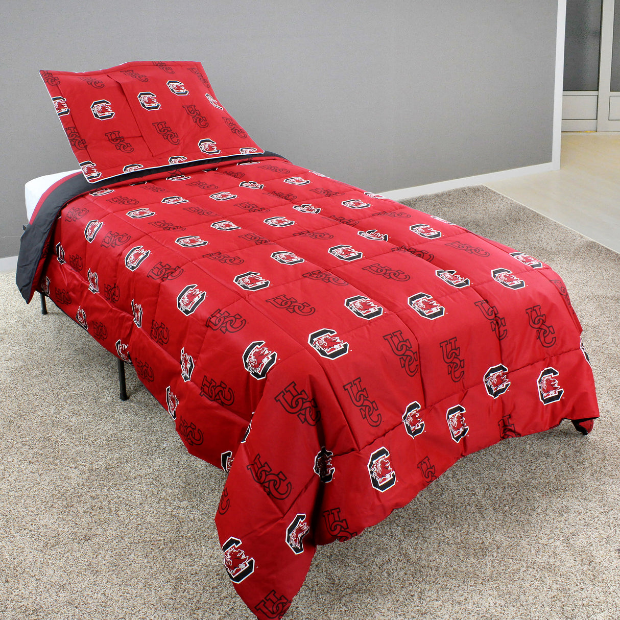 South Carolina Gamecocks Reversible Cotton Comforter Set