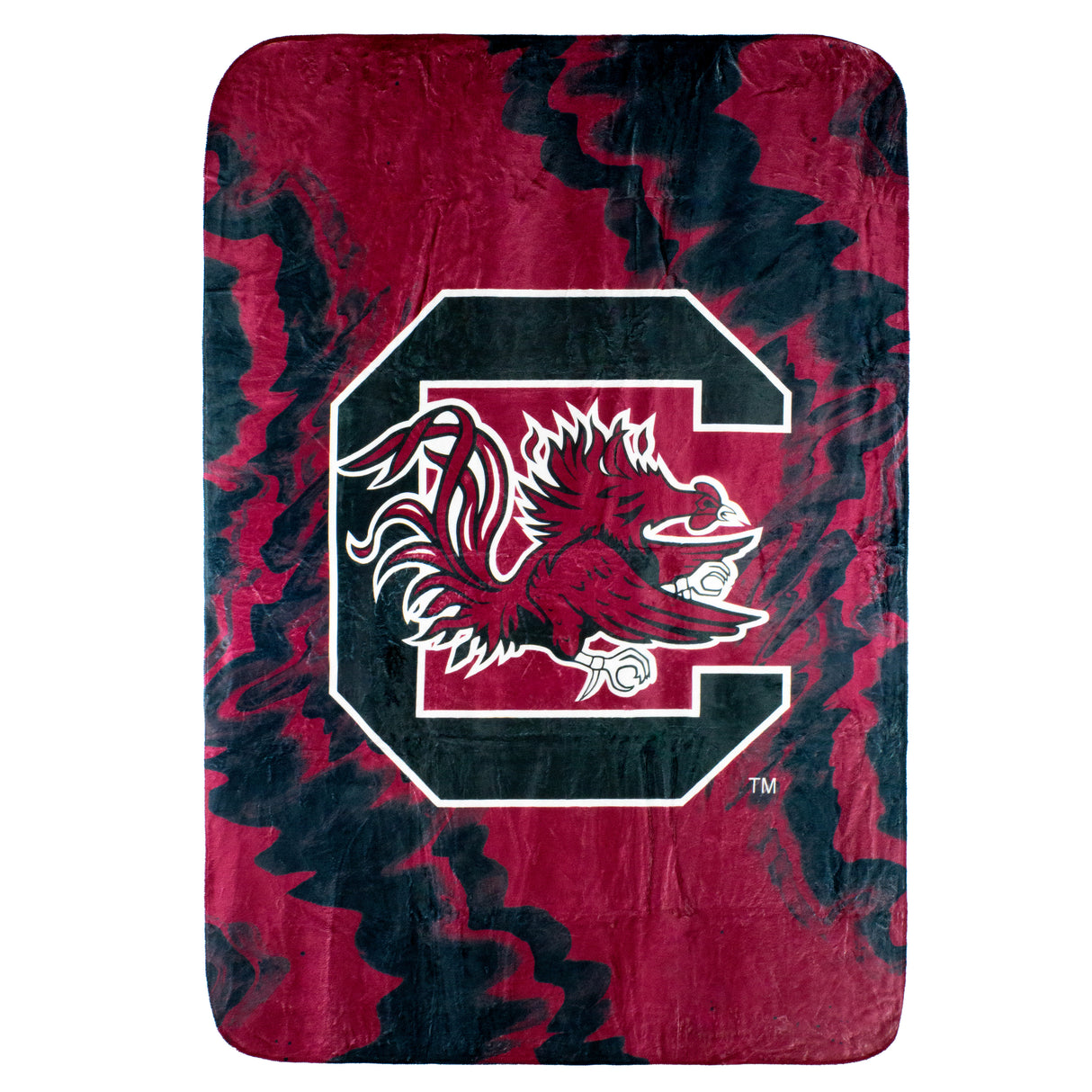 South Carolina Gamecocks Sublimated Soft Throw Blanket