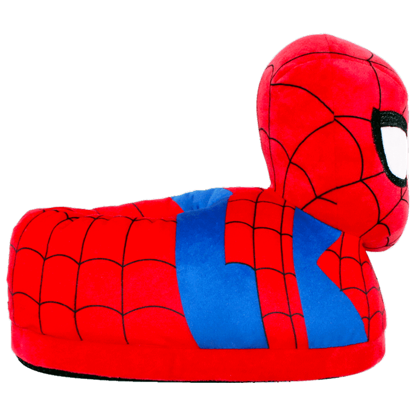 spiderman slipper side view