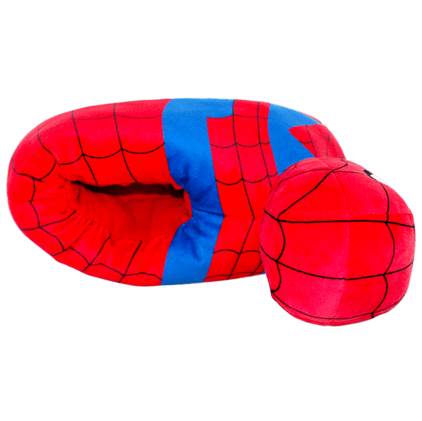 spiderman slipper top view