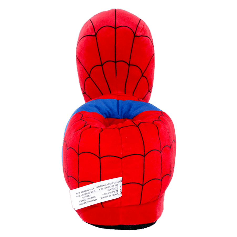 spiderman slipper back view