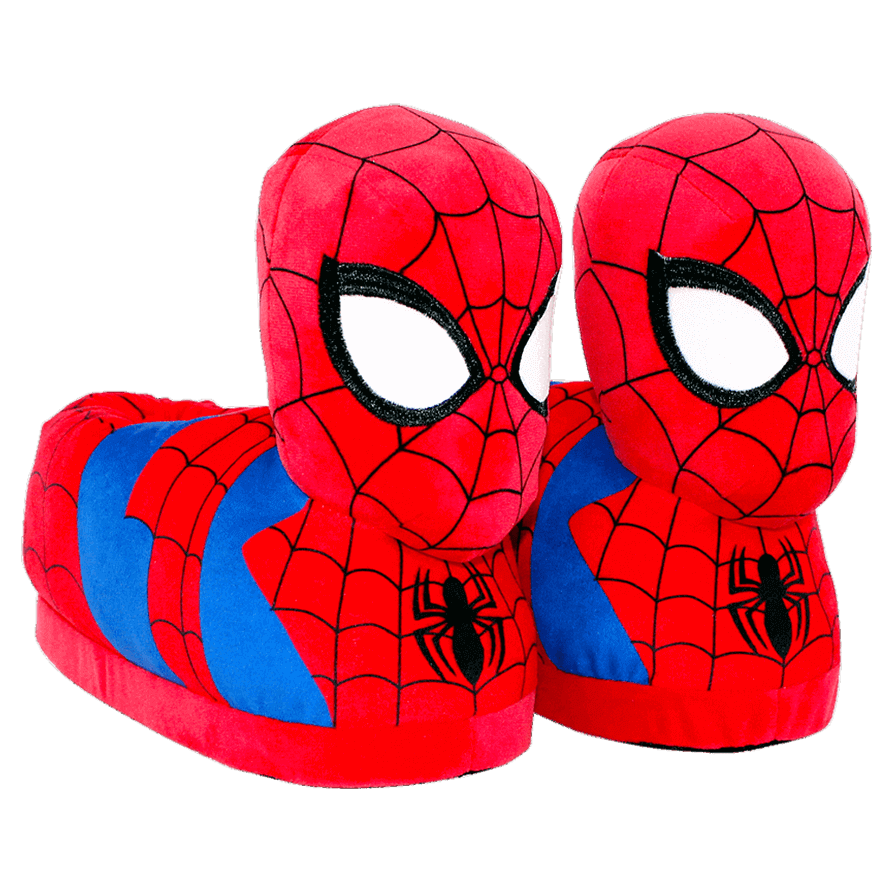 spiderman slippers pair
