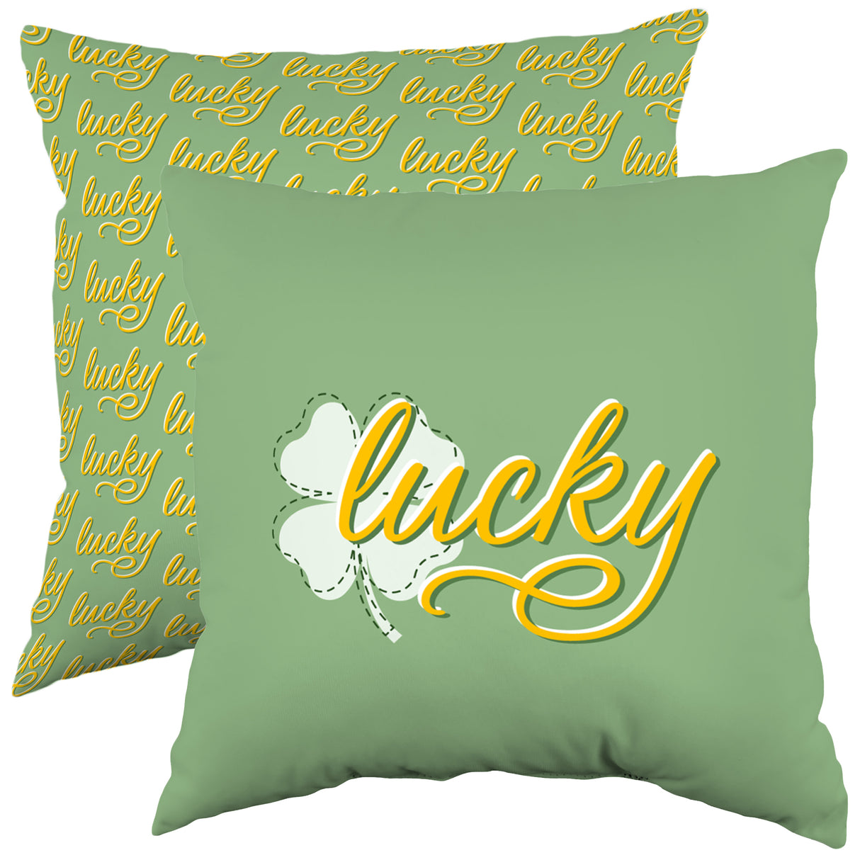 Lucky Decorative Pillow, 2 Sizes, Made in the USA