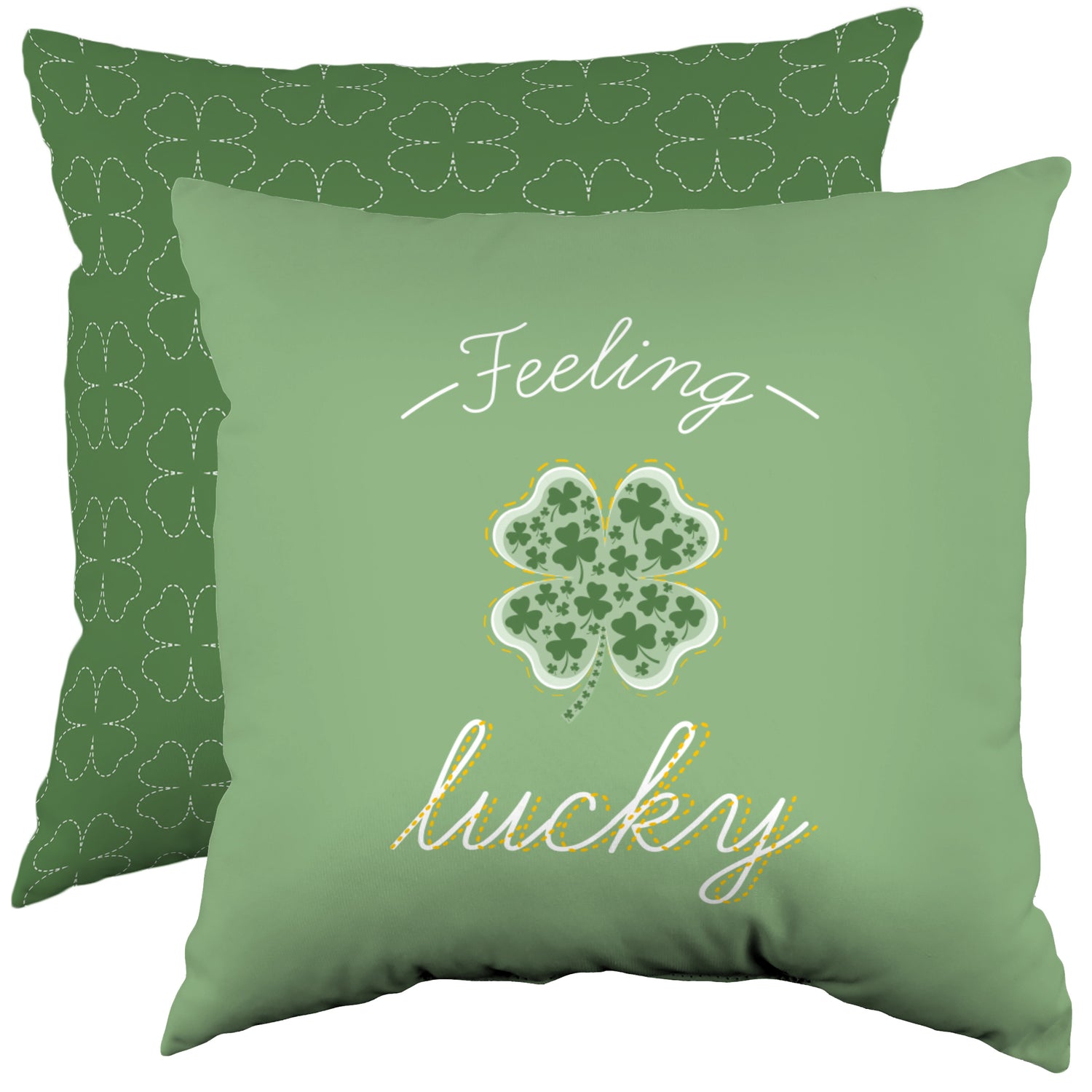 Feeling Lucky Decorative Pillow, 2 Sizes, Made in the USA