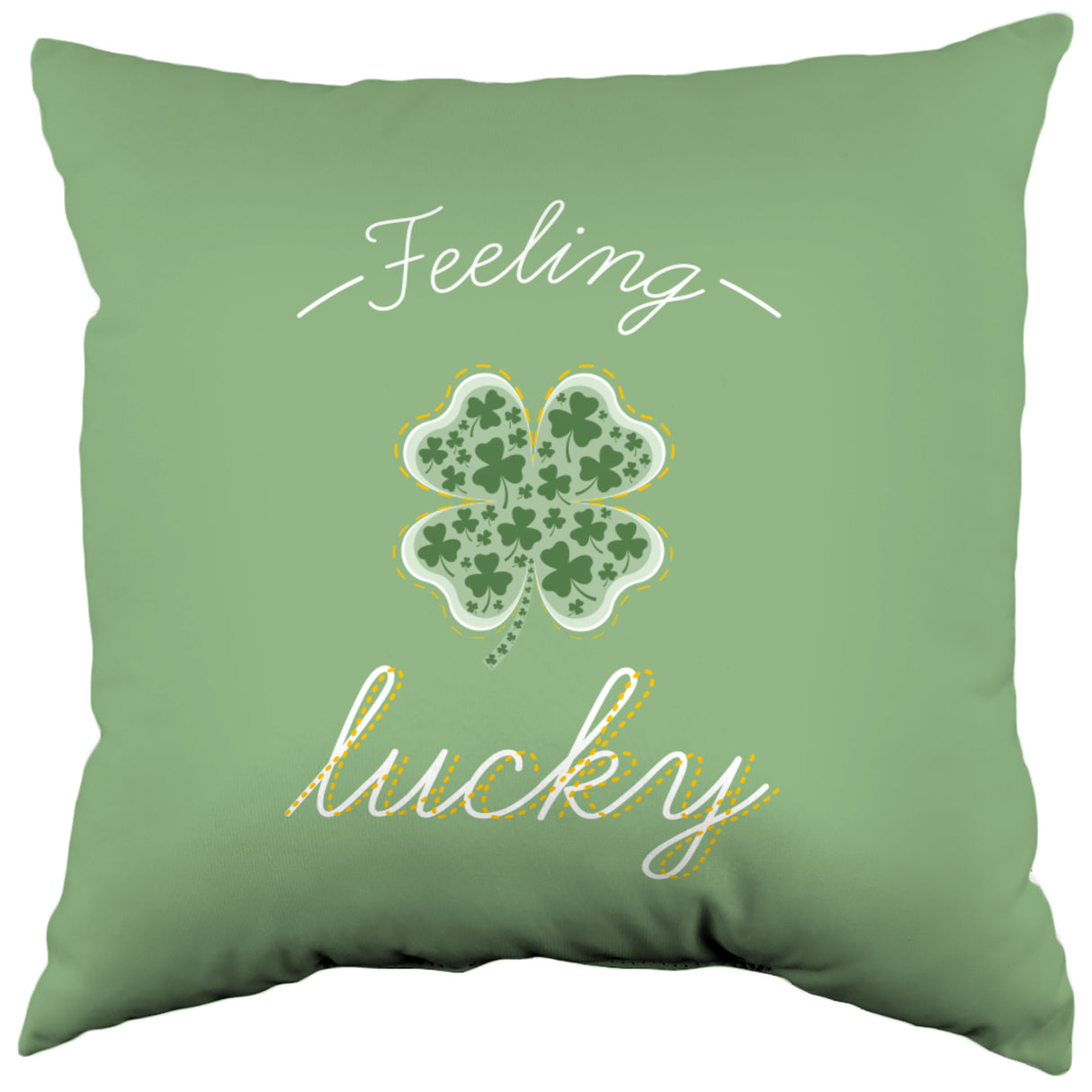 Feeling Lucky Decorative Pillow, 2 Sizes, Made in the USA